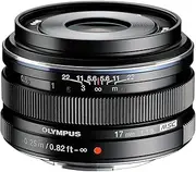 Olympus M.Zuiko 17mm f1.8 (Black) for Olympus and Panasonic Micro 4/3 Cameras - (International Version)