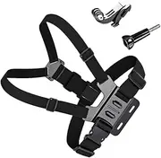 1Set Chest Strap for Sports Motion Camera Accessories Compatible with Durable Tripod Belt Black