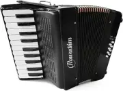 22 Key 8 Bass, Professional & Beginner Keyboard Accordion with Adjustable Strap