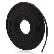 Polycotton Boning Horsehair Braid Crinoline for Sewing Wedding Dress Fabric DIY Sewing Supplies Black 14x2.5mm