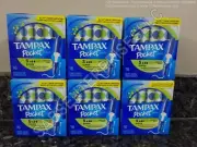96 Tampax Pocket Pearl SUPER Compact Tampon Tampons (6 boxes of 16)