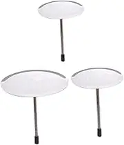 GLEAVI 3Pcs Stainless Steel Cake Flower Nails Decorating Tool for Flowers Easy to Clean Reusable Bakery Supply for Icing and Fondant Creations