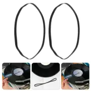 2 Pcs Vinyl Record Player Belt Cassette Parts Replacement Drive Accessories