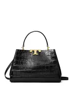 Tory Burch Eleanor Croc-Embossed Satchel