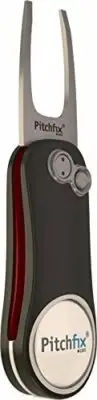 PITCHFIX HYBRID 2.0 GUN/RED GOLF DIVOT TOOL