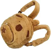 FELTECHELECTR Cycling Backpack Mini Backpack Backpacks Capybara School Bag Backpack for Women Hiking Backpack Capybara Shoulder Bag Capybara Backpack for School Capybara Mini Bag Plush Chocolate