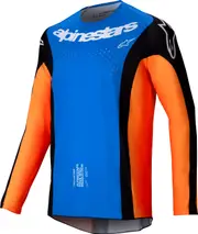 Alpinestars Techstar Melt, jersey , color: Blue/Black/Orange , size: S