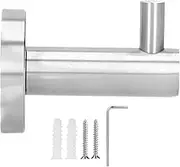 Stainless Steel Wall Hanging Hook Durable Proof Smooth Surface Towel Coat Hanger for Kitchen Bathroom Bedroom Office Material 304 Stainless Steel Size 5x7cm Weight 130g
