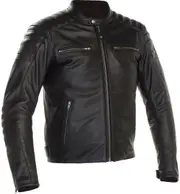Richa Daytona 2 Motorcycle Leather Jacket, black, Size 56 for Men