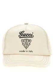 [Gucci] Gucci-Gucci Coat Of Arms Cap Cappelli Bianco-Uomo L