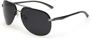 [JRLLFD] Aluminum Alloy Men's Polarized Mirror Sun Glasses Male Driving Fishing Sunglasses Outdoor Eyewears