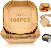 Air Fryer Liners - 100 Pcs Parchment Paper for 5-8QT Fryers