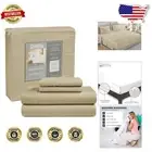 Eco-Friendly 5PC Egyptian Cotton Split King Bedding - 800 Thread Count Luxury