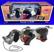 NEW - SNOOP 'N SNIFF Fisher Price WOOD PULL TOY - 1938 Reproduction 2005 SNIFFER