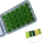 SelfAdhesive Static Grass Clusters for Garden Parties and Home Scenery 6mm
