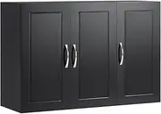 [SoBuy] 3 Doors Home Kitchen Bathroom Wall Storage Cabinet Unit FRG231-L-SCH