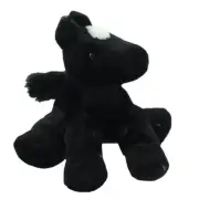 Aurora World Plush - Mini Flopsie - BEAU the Black Horse (8 inch) - New