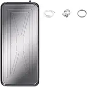 304 Stainless Steel Air Conditioner Drip Tray,Ac Drain Pan,air Handler Drain Pan,One-Piece Molding Without Leakage, for Air Conditioner Internal/External Unit(93.5 * 44.5 * 3cm)