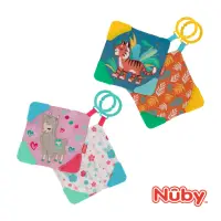 在飛比找momo購物網優惠-【Nuby】啾啾沙沙安撫巾(2款可選)