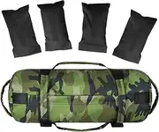 Workout Sandbags with Handles,Adjustable Weighted Sandbags for Training - Heavy Duty Exercise Sand Bags Supplies for Home, Outdoor, Running, Yoga