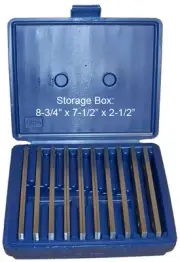 20 PC Precision Thin Parallel Gauge Block 1/2 to 1-5/8"