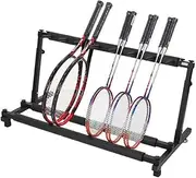Tennis Racket Storage Rack,Foldable Tennis Racquet Storage Rack Stand,Badminton Racket Organizer Holder,Height Adjustable,for Gymnasium Schools Clubs, 85235