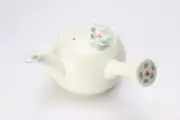 Arita Yaki Porcelain Teapot Sakura Cherry Blossom Green Japanese Taseigama