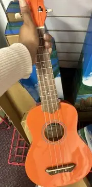 Hola Ukulele Bundle Bag Strap String Instrument Music Soprano Orange Free Ship