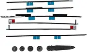 Willhom LCD Display Adhesive Strips Tape + Opening Wheel Handle LCD Screen Removal Tools Kit Replacement for iMac 27" A1419 (076-1444, 076-00009, 076-1419) (Late 2012-Mid 2017)