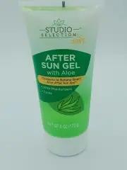 Studio Selection AFTER SUN GEL with ALOE VERA - 6 oz. COMPARE TO BANNANA BOAT
