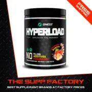 Onest HYPERLOAD Pre-Workout 25 Srv STRAWBERRY BANANA | Pre Workout Energy SALE!!