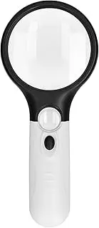 zolyet Magnifying Glass with Light Magnifying Glasses 2.5X 45X High Magnification Handheld Lighted Magnifier for Reading Jewellery Map Newspaper Type D