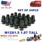 20PC OEM LUG NUTS 1.87" BLACK 12X1.5 FITS TOYOTA LEXUS SCION MAG SEAT WHEEL (for: Lexus)