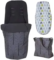 Cosatto Giggle Accessory Pack – Change Bag/Pram Bag & All Season Footmuff/Cosy Toes (Fika Forest)