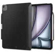 SPIGEN iPad Air 11 Inch M3/M2 7th/6th/5th/4th Gen (2025/2024/2022/2020) Case, Genuine Enzo Aramid Magnetic Apple Pencil Holder Cover for Apple