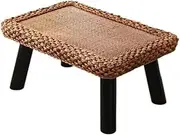 Rattan Table Modern Household Tea Table Balcony Simple Tea Table Living Room Small Coffee Table(A)