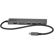 Startech Usb-C Multiport Adapter - Hdmi, Gbe, Sd, Micro Sd, Usb-C, Usb(2), 88W, 3Yr