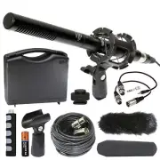XM-55 13-Piece Video & Broadcast Microphone Kit For Canon EOS Rebel DSLR Camera