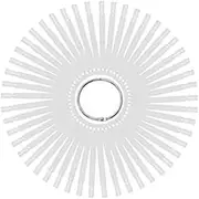 50Pcs Transparent Nail Art Display Color Plates Practice Templates for Nail Polish Fan Shaped Nail Tips with Ring for Nail Art Design and Color Testing