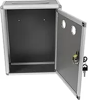 HOMSFOU Wall Mount Mailbox with Lock Capacity Letter Box for Complaints Suggestions Secure Post Box for Classrooms Public Use Design