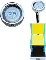 Bathroom Mechanical Scale Professional Height and Weight Scale Oversized Dial, A Health Detector with A Chair