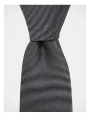 [Blaq] Core Silk Tie in Charcoal
