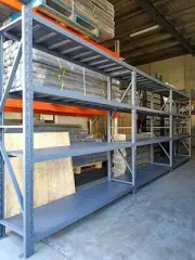 6m L x 2m H×0.6m D Heavy Duty Warehouse Garage Metal Storage Shelving Rack