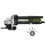 《陸零伍基地》WORX 威克士 WU800A 4吋 平面砂輪機 720W 手提式砂輪機