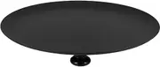 PAMINGONO Simple Style Fruit Tray with Stable Wooden Base Decorative Round Serving Tray for Kitchen Table Home Decor and Party Snacks Wooden Legs