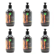 6x Dettol 500ml Home/Office Liquid Hand Wash Buddha Wood Patchouli & Cedarwood