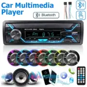 12V FM Car Stereo Radio Bluetooth 1 DIN MP5 Player Handsfree SD/USB AUX + Remote