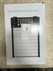 Automatic Solar Powered Chicken Coop Door 14.6x11.8x4 with Remote