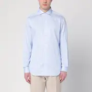 [XACUS] Light blue Tailor Custom Fit shirt in cotton 43 CM Light blue