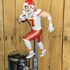 Kansas City Chiefs Beer Tap Handle Travis Kelce White Jersey Draft Kegerator
